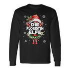 Floristin Elfe Weihnachten Elfen & Weihnachtselfen Langarmshirts