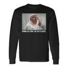 Fünf Bier Römisch Fünf Du Gottloser Gottloser Pope German Langarmshirts