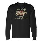 Family Schaefer Das Ist Ein Schaefer Ding Langarmshirts