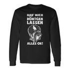 Hab' Mich Röntgen Lassen Ironie Office Sarcasm Langarmshirts