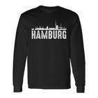 Hamburg Skyline City For Hamburg Langarmshirts