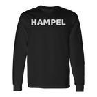 Hampel Nachname Team Hampel Ehe Familienfeier Retro Langarmshirts