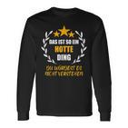 Herren Hotte Das Ist So Ein Hotte Ding Nameorname Fun Langarmshirts