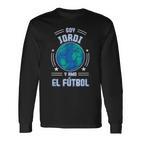 Ich Bin Jordi Und Ich Liebe Den Fußball Für Fußballfans Langarmshirts