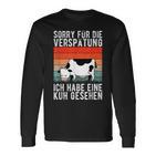 Ich Habe Eine Kuh Seen Langarmshirts