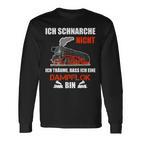 Ich Schnarche Nicht Slogan Lokfahrer Ich Schnarche Nicht Slogan Langarmshirts