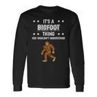 Ist So Ein Bigfoot Ding Lustiger Spruch Bigfoot Langarmshirts