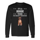 Ist So Ein Boxer Ding Lustiger Spruch Boxer Langarmshirts