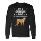 Ist So Ein Gepard Ding Lustiger Spruch Geparden Langarmshirts