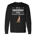 Ist So Ein Kangaroo Ding Saying Kangaroo Langarmshirts