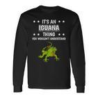 Ist So Ein Leguan Ding Lustiger Spruch Leguane Langarmshirts