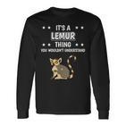 Ist So Ein Lemur Ding Lustiger Spruch Lemure Langarmshirts