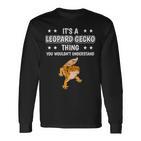 Ist So Ein Leopardgecko Ding Lustiger Spruch Leopardgeckos Langarmshirts