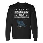 Ist So Ein Mantarochen Ding Saying Langarmshirts