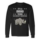 Ist So Ein Nashorn Ding Lustiger Spruch Nashörner Langarmshirts