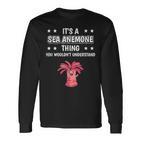 Ist So Ein Seeanemone Ding Lustiger Spruch Seeanemonen Langarmshirts