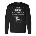 Ist So Ein Stinktier Ding Lustiger Spruch Stinktiere Langarmshirts