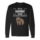 Ist So Ein Wombat Ding Lustiger Spruch Wombats Langarmshirts