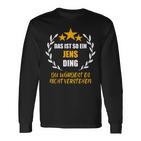 Jens Das Ist So Ein Jens Ding Name First Name Fun Slogan Langarmshirts