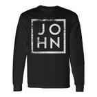 John Minimalism Langarmshirts