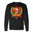 Karl Marx Soviet Communism Propaganda Langarmshirts