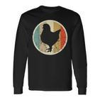 Kingdove Pigeons Car Pigeon Breeding Retrointage Style Langarmshirts