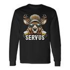 Lausbua Costume Oktoberfest Deer Servus Langarmshirts