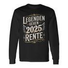 Legends Go 2025 In Retirement Langarmshirts