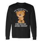 Liebe Teddy Freund Langarmshirts