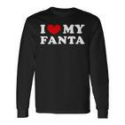 I Love My Fanta I Love My Fanta Langarmshirts