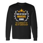 Marcus Das Ist So Ein Marcus Ding Name First Name Fun S Langarmshirts