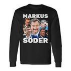 Markus Söder Fan Merch Langarmshirts