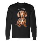 Miniature Dachshund Puppy Angel Langarmshirts