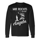 Mir Reichts Ich Geh Angeln Fischer Angler Langarmshirts