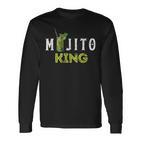 Mojito King Love Mojitos Drink Bartender Langarmshirts