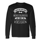 Münsterländer Dog Das Ist So Ein Münsterländer Ding Langarmshirts