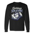 Offizielles Schlaf Gorilla Langschläfer Morgenmuffel Langarmshirts