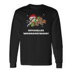 Offizielles Weihnachts Faultier Weihnachten Langarmshirts