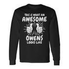 Owens Family Name Owens Last Name Owens Langarmshirts