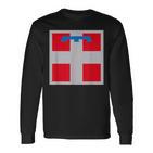 Piemonte Crest Flag Souvenir Langarmshirts