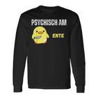 Psychisch Am Ente Lustiges Langarmshirts