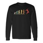 Retro Dance Evolution For Dancer Langarmshirts