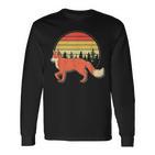 Retro Fox Langarmshirts