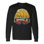 Retro For Skiing Alps Slopes Apres Langarmshirts