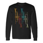 Retro Trumpet Langarmshirts