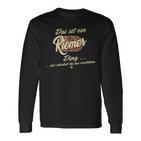 Riemer Das Ist Ein Riemer Ding S Langarmshirts