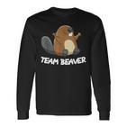 Rodent Team Beaver Team Beaver Cool Flannelette Langarmshirts