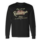 Rosenberger Das Ist Ein Rosenberger Ding Langarmshirts