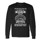 Sehe Aus Nicht Tun Zellulär Busy Biologist Langarmshirts