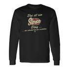 Simon Das Ist Ein Simon Ding Das Ist Ein Simon Ding S Langarmshirts